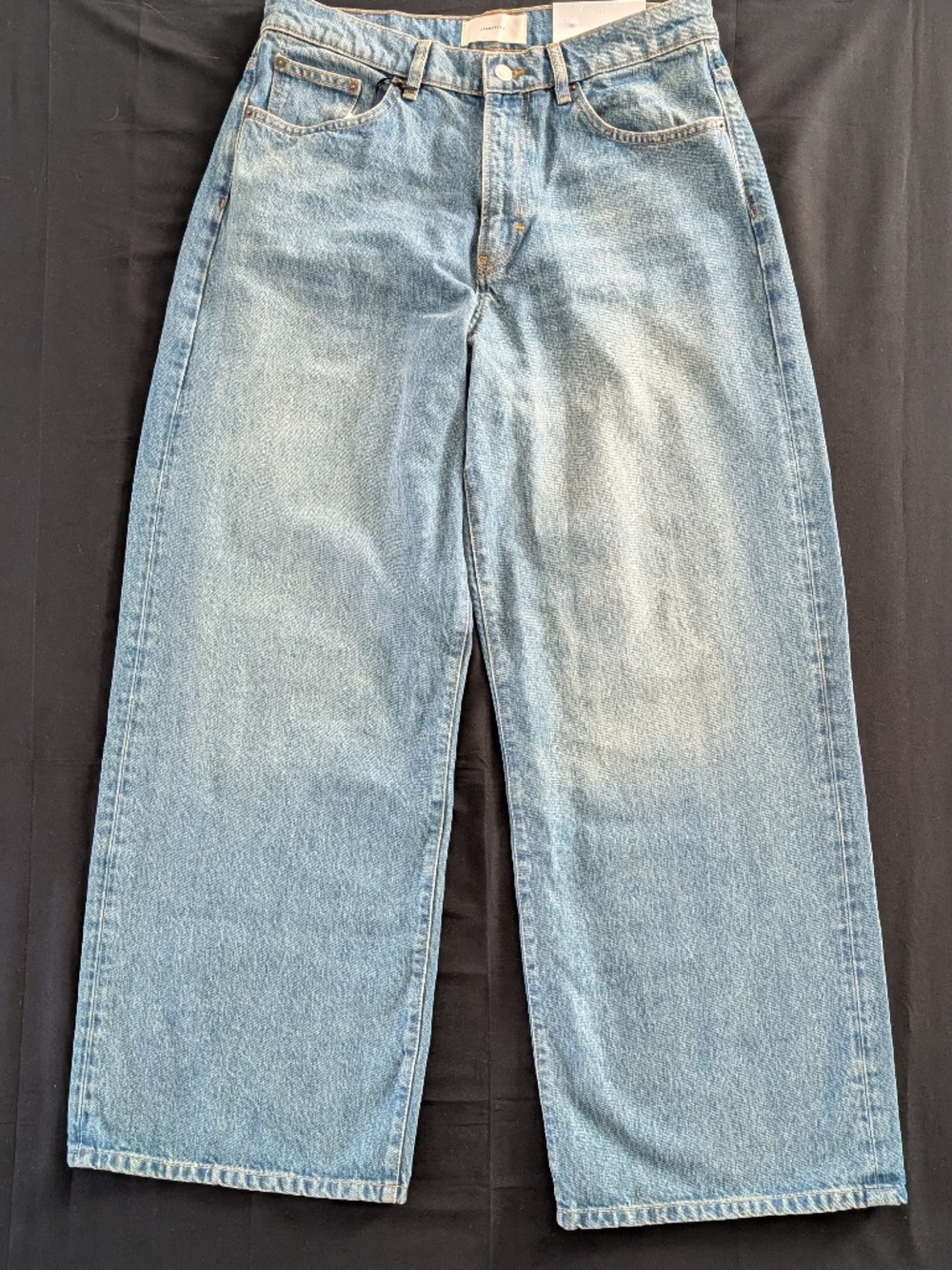 JEANERICA Brera Relaxed Wide Straight Leg Jeans 1990 Light Vintage Blue 31x32